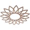 Ekena Millwork Daisy Wood Fretwork Pierced Ceiling Medallion, Wood (Paint Grade), 32"OD x 11 1/8"ID x 3/8"T CMWP32X32X0375DAMF - alternate 2